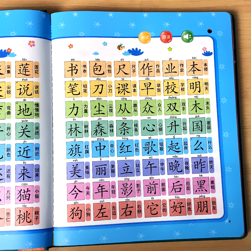 会说话的安全知识 宝宝手指点读书 [正版]会说话的识字大王2000字早教有声播放书籍幼小衔接宝宝手指触摸点读发声书儿童认
