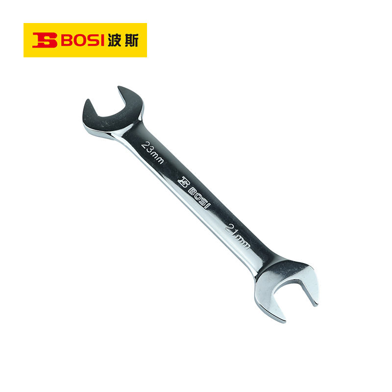 波斯(BOSI)精品开口扳手(21x23mm)把高清大图