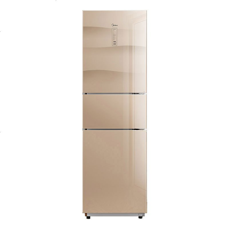 [二手][99新]美的(Midea)BCD-226WTGPM(E)格调金冰箱三门226L一级变频新风冷净味玻璃面板多电冰箱