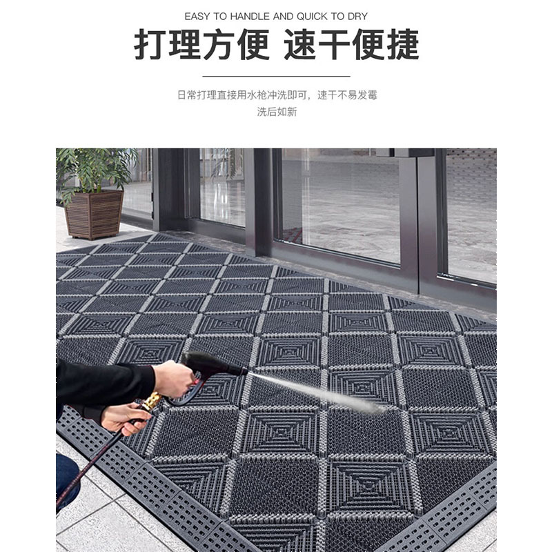 墨斗鱼 三合一地垫单刷灰色15*15*2.5cm72个装(块)3000