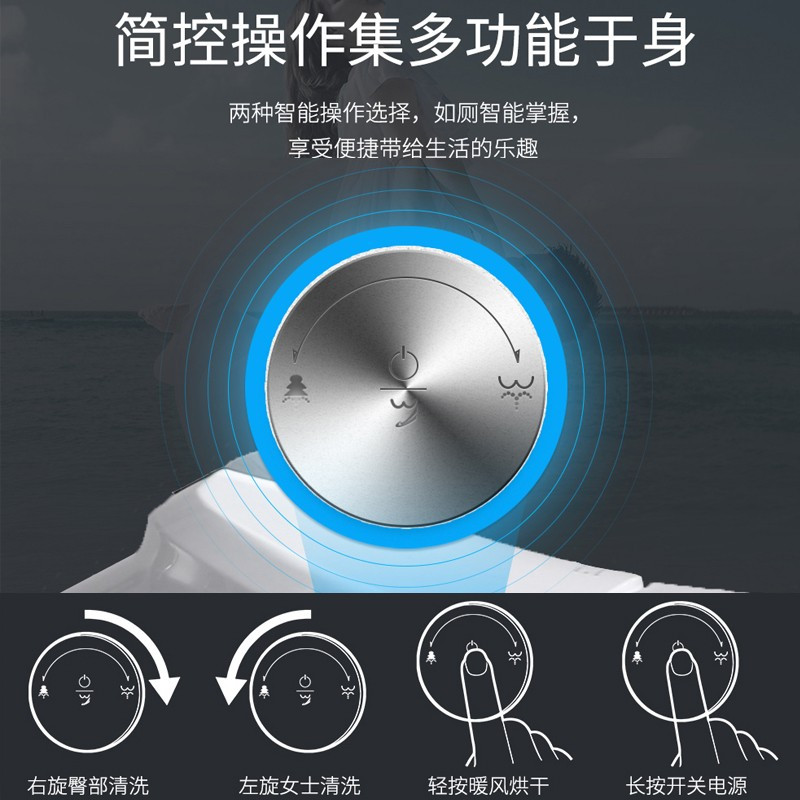 舜洁(soojee)全自动翻盖智能马桶一体式智能坐便器活水即热式电动11T2SG 即热高清大图