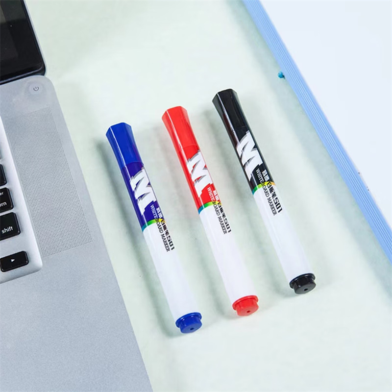 晨光(M&G)易擦 白板笔 油性速干记号笔 办公水性单头记号笔 AWMY2201 黑 10支/盒高清大图