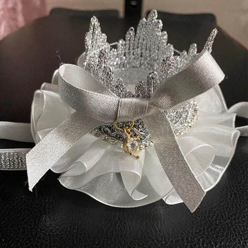 儿童婴幼儿生日百岁皇冠发带发夹宝宝女童婴儿百搭舞蹈皇冠发饰品简约