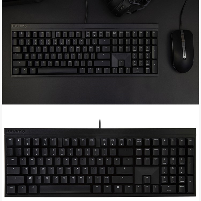 樱桃(Cherry)MX2.0S G80-3820LUAEU-2 有线 全尺寸 游戏 机械键盘 黑色 黑轴