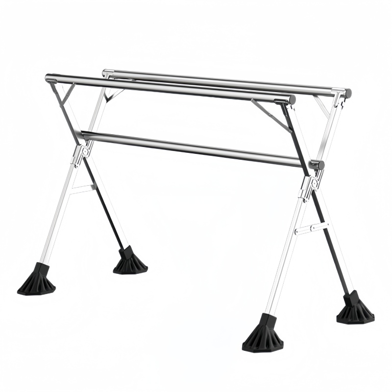 珂攸洋三杆款晾衣架个高清大图