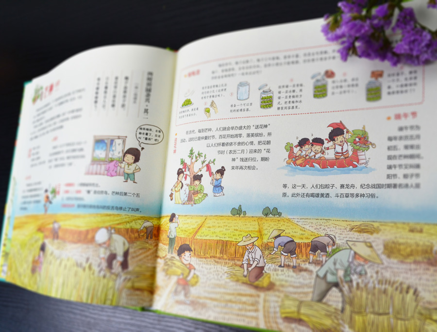 我们的节日 [正版]30元任选3件我们的节气 画给孩子的二十四节气绘本24节气故事二十四节气书4-6-8儿童中国传统节日高清大图