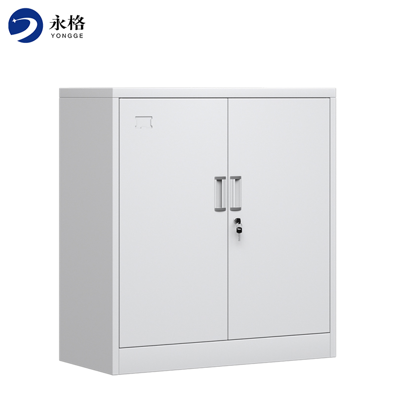永格办公文件柜矮柜阳台储物柜工具柜抽屉小柜子带锁铁皮档案柜资料柜