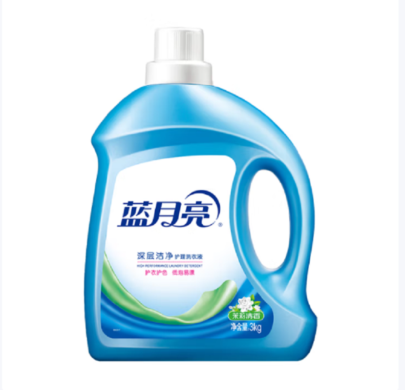 蓝月亮深层洁净护理洗衣液3kg*1瓶(茉莉清香)高清大图