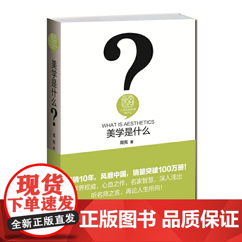 美学是什么 人文社会科学是什么系列 周宪 北京大学出版社 正版书籍高清大图