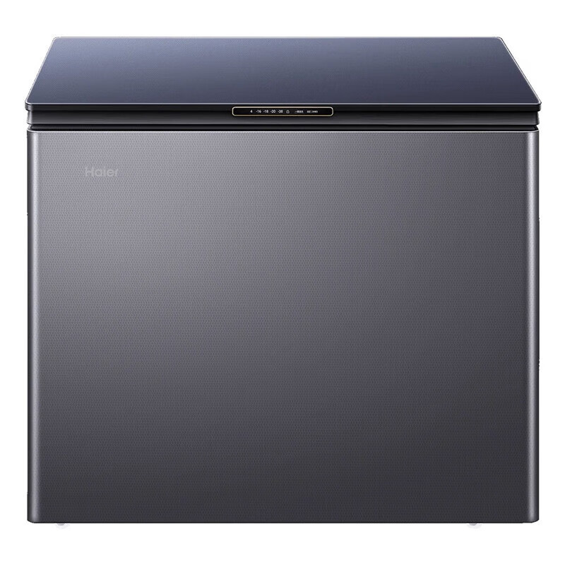 海尔(haier)冰柜200升冷藏冷冻柜小富豪风冷无霜电脑控温晶釉蓝烟罗缎