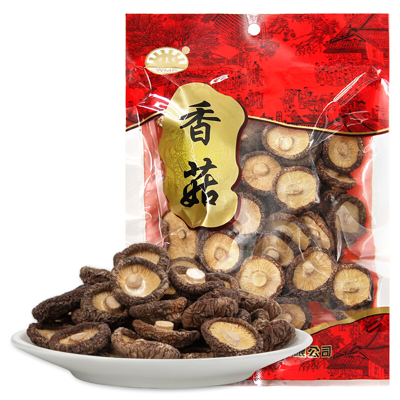 味美发(WMF) 香菇150g 山珍南北干货菌菇 蘑菇 香菇 福建古田珍珠菇 煲汤烹饪食材