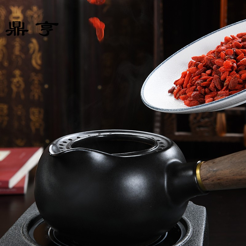 鼎亨中式电陶炉煮酒器温酒器加热烫酒壶家用花酒黄酒杯烧酒酒具