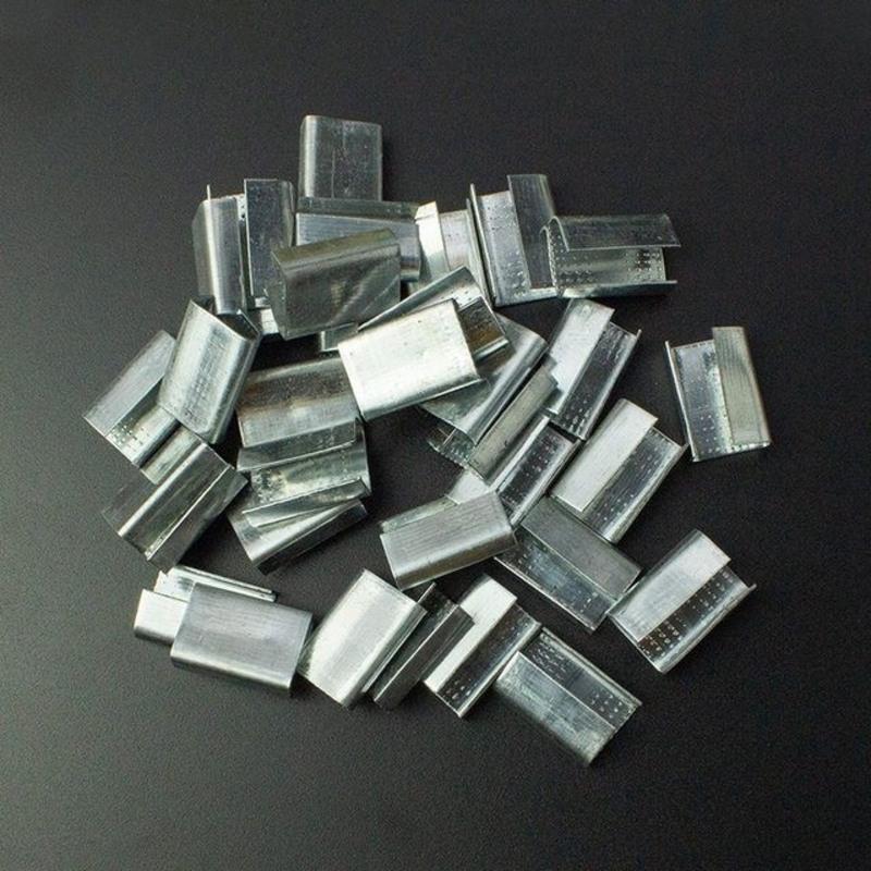 5斤装 1608pet塑钢带打包扣打包带扣加厚铁皮扣打包卡扣手动打包卡