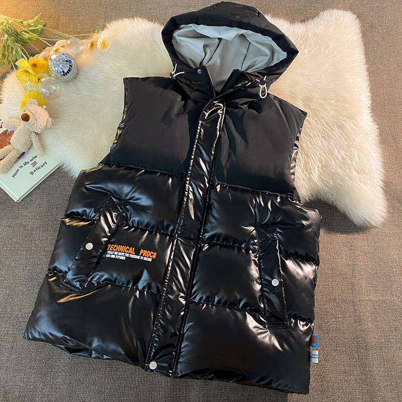 DEBRAND男士马甲棉外套外穿冬季2021新款宽松帅气百搭保暖背心潮