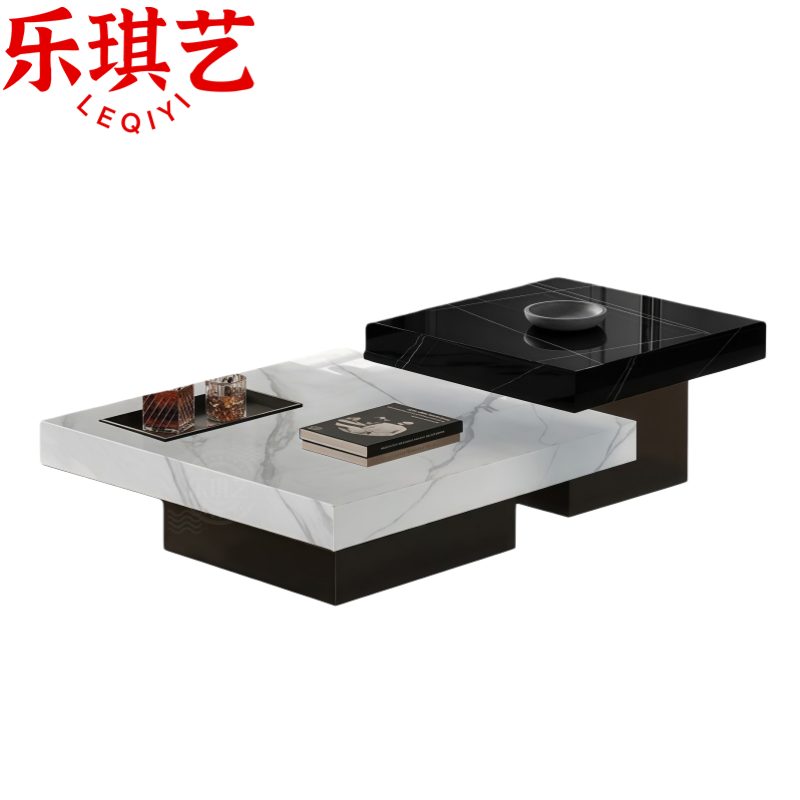 乐琪艺 岩板茶几 1.3m 张高清大图