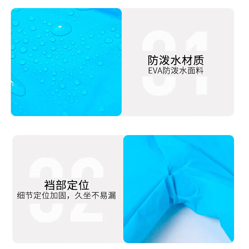 四万公里一次性雨裤便携分体加厚长款全身防雨成人雨衣雨裤户外用品高清大图