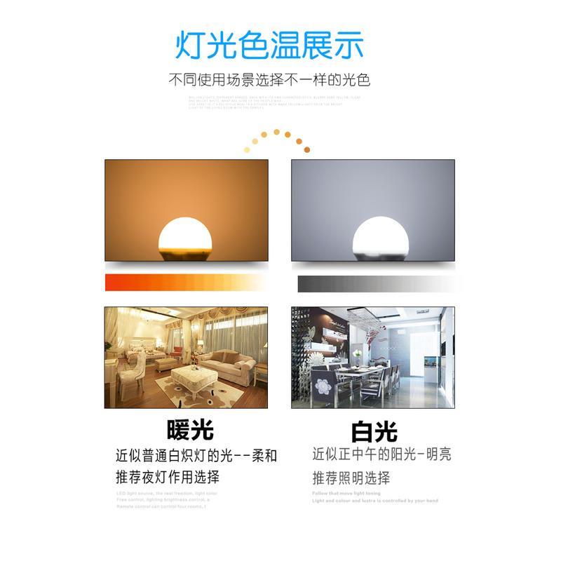 六键遥控器+灯座+3瓦白光LED灯 LED小夜灯无线遥控灯床头灯 卧室婴儿喂奶灯 插电节能创意插座灯