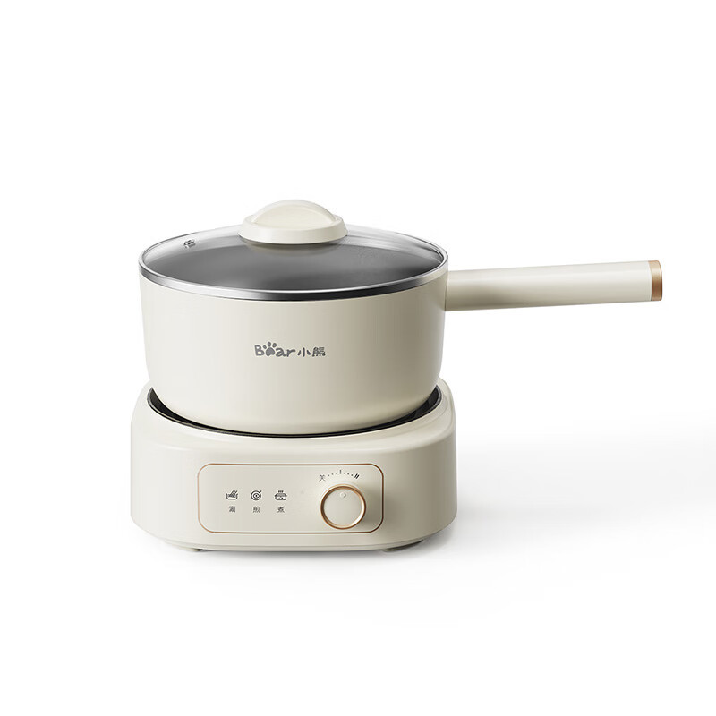 小熊(Bear)电煮锅电火锅 电热锅 电炒锅2.5L小电锅分体多功能锅 DHG-D25E5