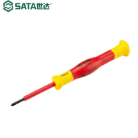 世达 VDE绝缘十字微型螺丝批PH0x50MM 63802