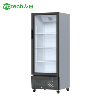 友田(YOUTIAN展示柜商用立式冷藏单门便利店保鲜饮料柜超市冰箱酒吧啤酒柜236L 无灯箱单门风冷