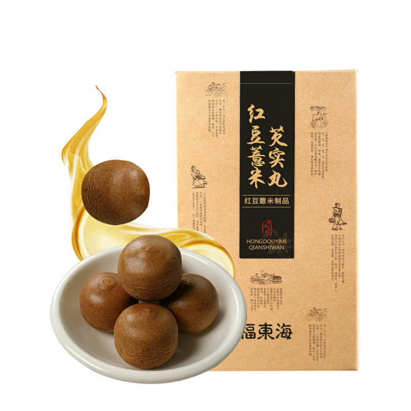 褔東海(FU DONG HAI) 红豆薏米芡实丸162g/盒*2 红豆薏米饼淮山芡实茯苓丸324g 膳食营养补充