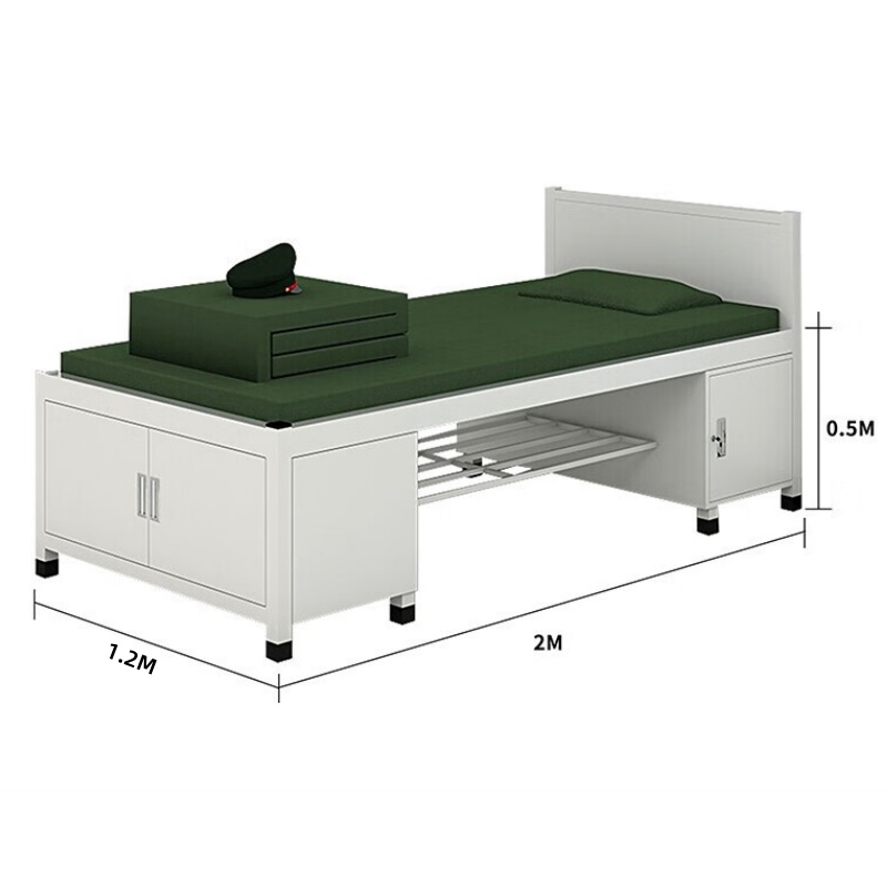 豫龙都 单人床1.2m张高清大图