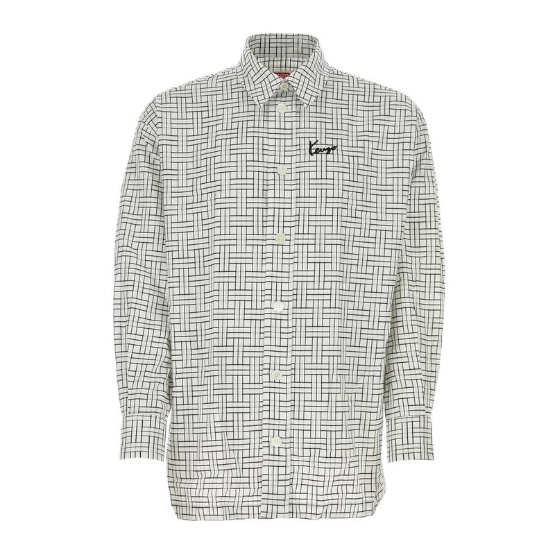 KENZO奢侈品服饰男长袖衬衫 FE65CH5109JD.-01 时尚百搭