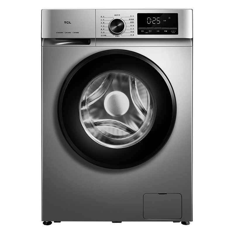 tclg100f1b极地灰10kg滚筒洗衣机台
