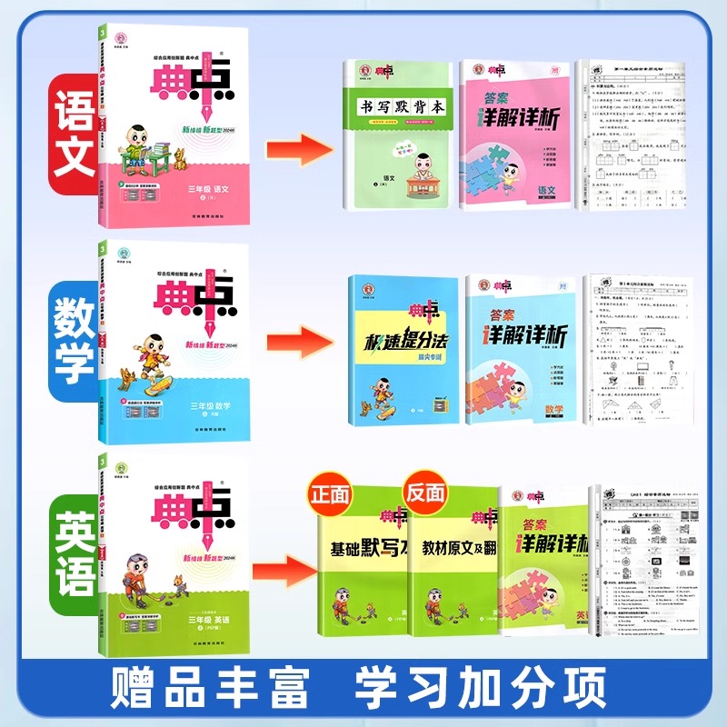 六年级下册 [人教版]语文-5元 [正版]典中点小学一二三四五六年级上册下册语文数学英语人教版北师大版上同步练习册典高清大图