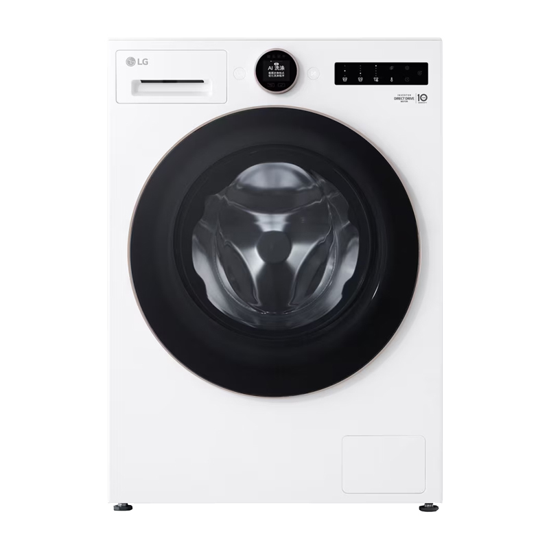 LG FCB12Y2CC 12Kg 晨露白 觅境系列大容量超薄全嵌直驱变频滚筒全自动滚筒洗衣机