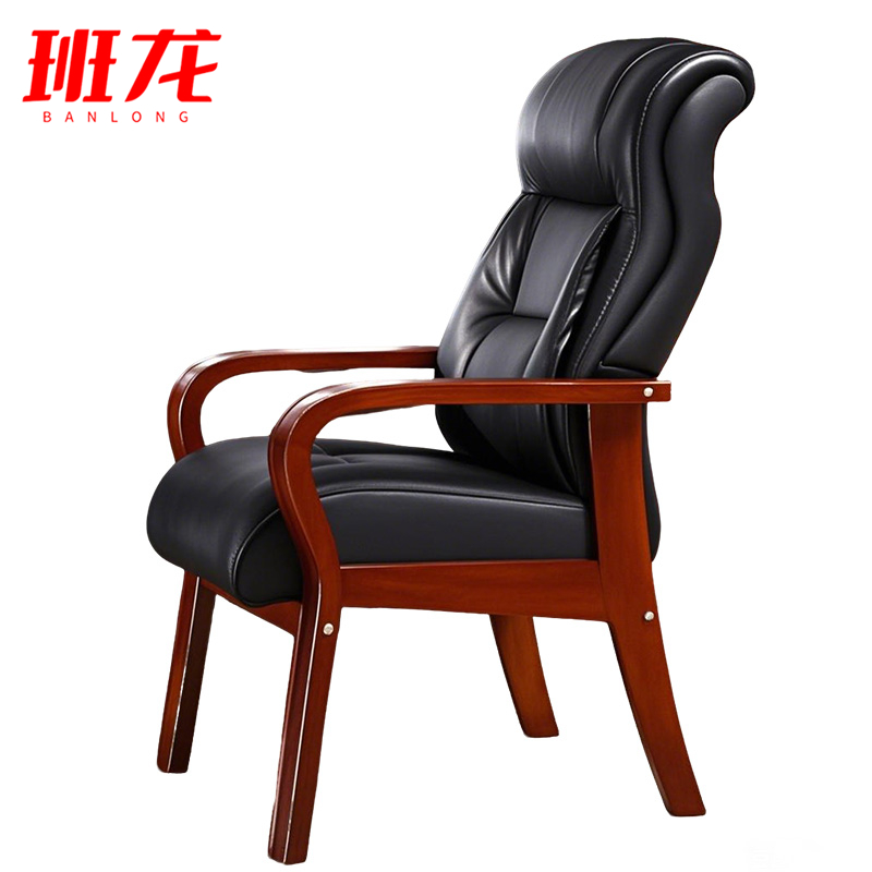 班龙靠背椅子老板椅把高清大图