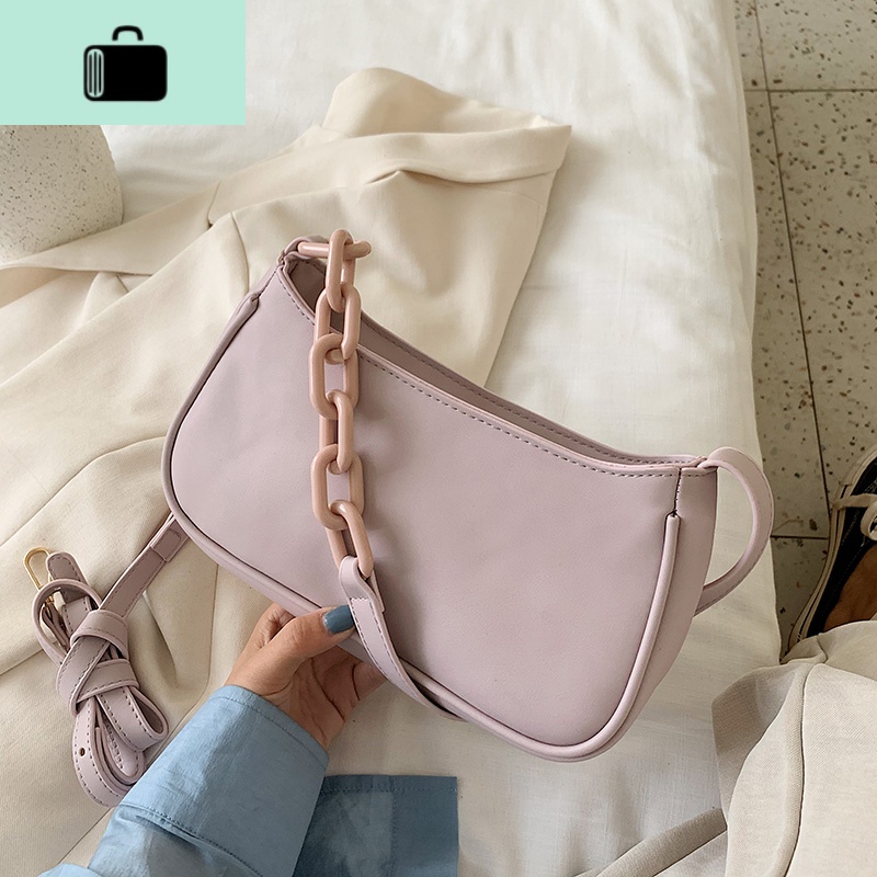 夏天单肩包包2020新款潮网红时尚手提质感斜挎包女百搭ins腋下包NEWLAKE高清大图