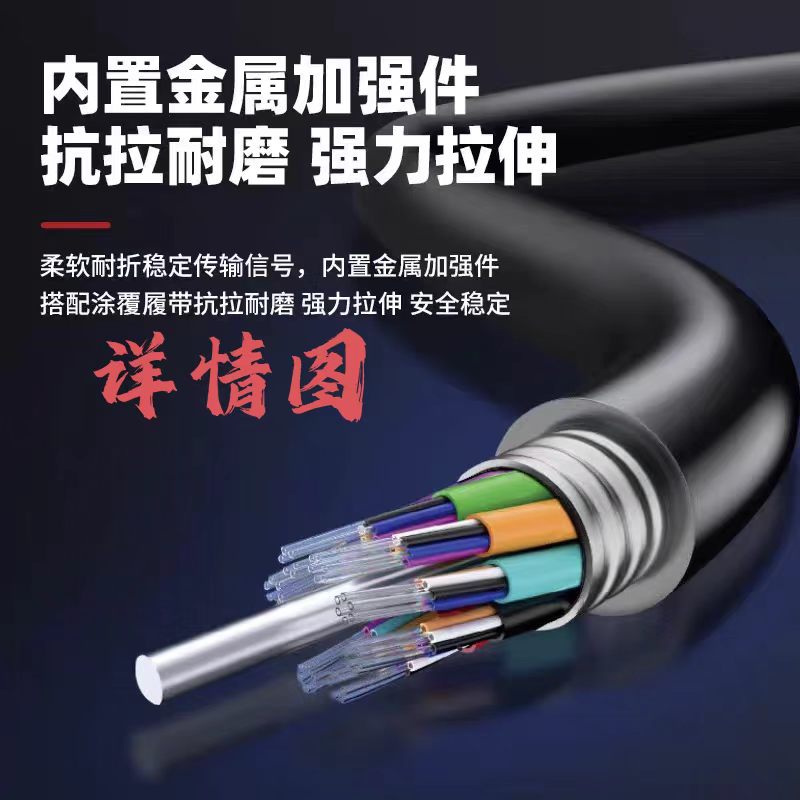 苏玖创 阻燃直埋光缆GYTZA53-8B1.3 米高清大图