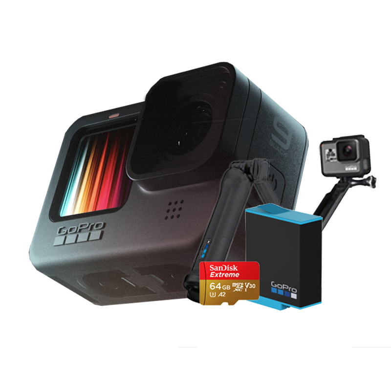 Gopro Hero 9 Black 64g卡 原装电池参数配置 规格 性能 功能 苏宁易购 Gopro Hero 9 Black 64g卡 原装电池参数配置 规格 性能 功能 苏宁易购