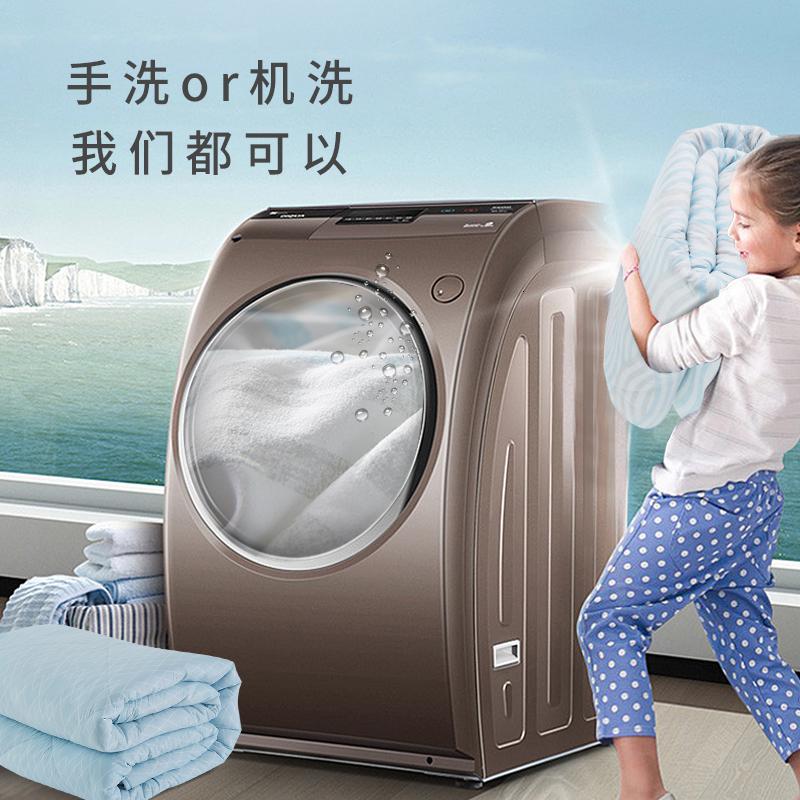 家纺空调被夏凉被夏被可水人双人学生宿舍春秋薄被子被芯_1_463_841高清大图