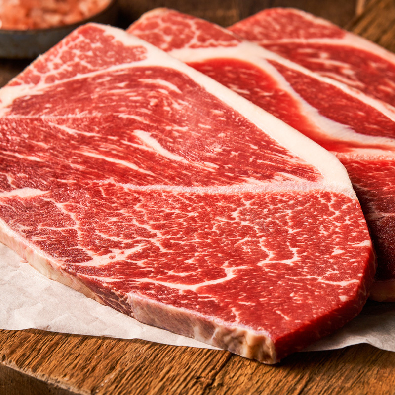 赞正安格斯原切牛排雪花厚切上脑菲力眼肉无腌制无添加1100g上脑200g*