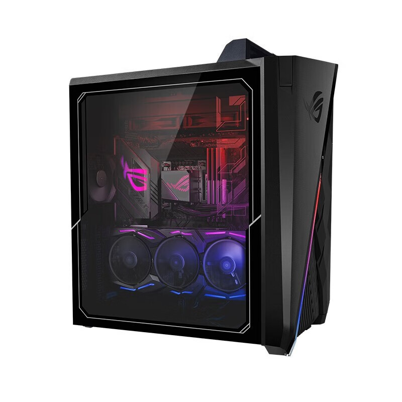 华硕(ASUS) 枪神X 第13代英特尔酷睿i9(可超频)水冷旗舰电竞游戏主机台式机电脑ROG全家桶 星空黑 i9-13900KF 32G 1TSSD+1THD RTX3090