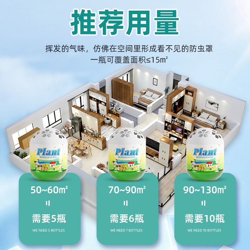 Plant植物趋避蛋-150g-5瓶高清大图