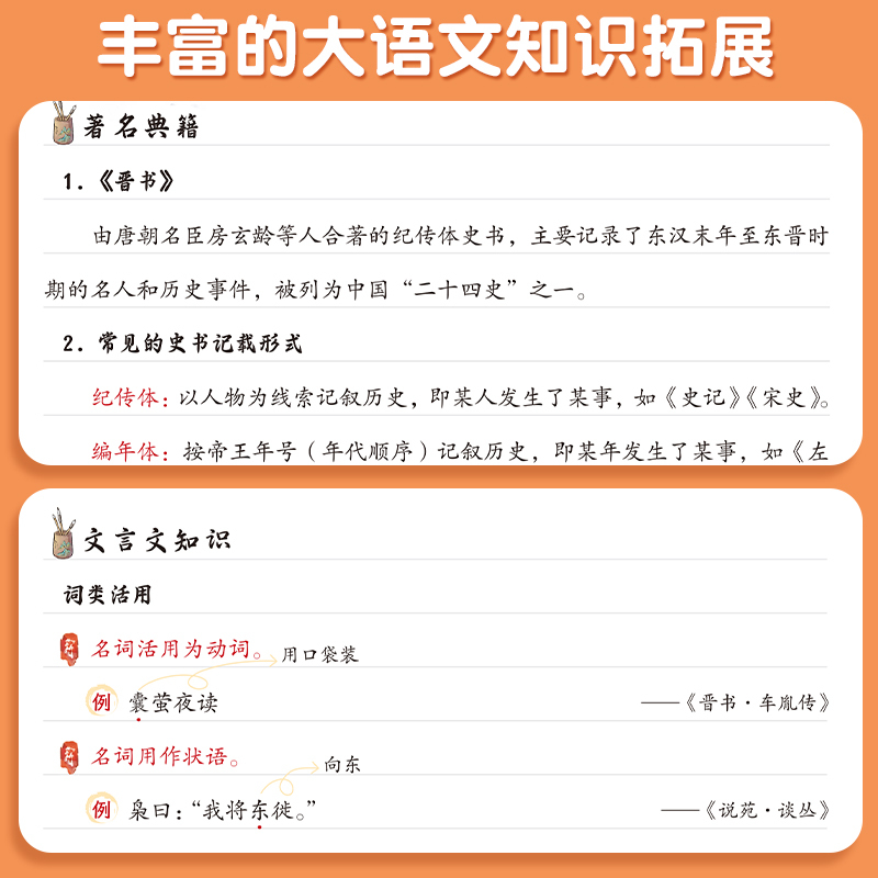 [3册]小古文+小学生必背文言文 小学通用 [正版]小学生小古文100课人教版一百篇上下册新编100篇走进文言文一年级二