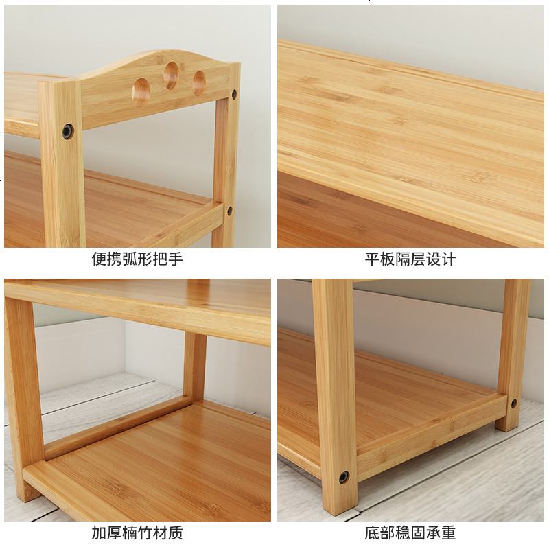 简易鞋架子多层家用经济型宿舍收纳置物架实木卧室多功能鞋柜高清大图