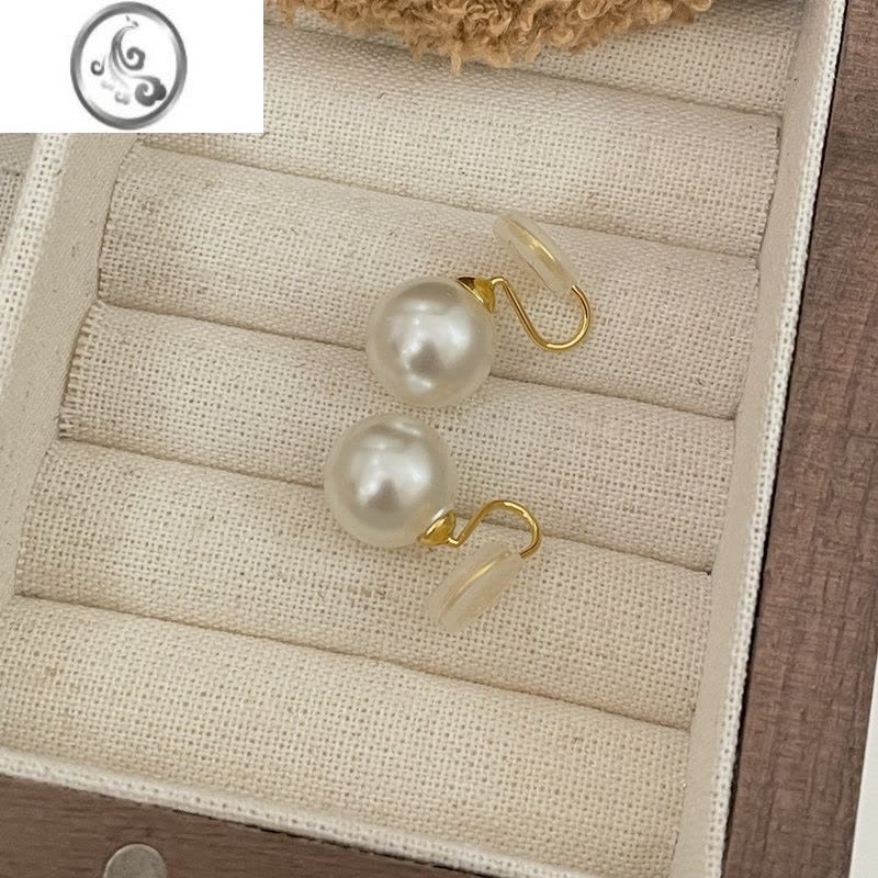 JiMiSunup_Q 珍珠耳钉925银银七夕礼物韩国ins百搭大珍珠耳饰韩国1212图片