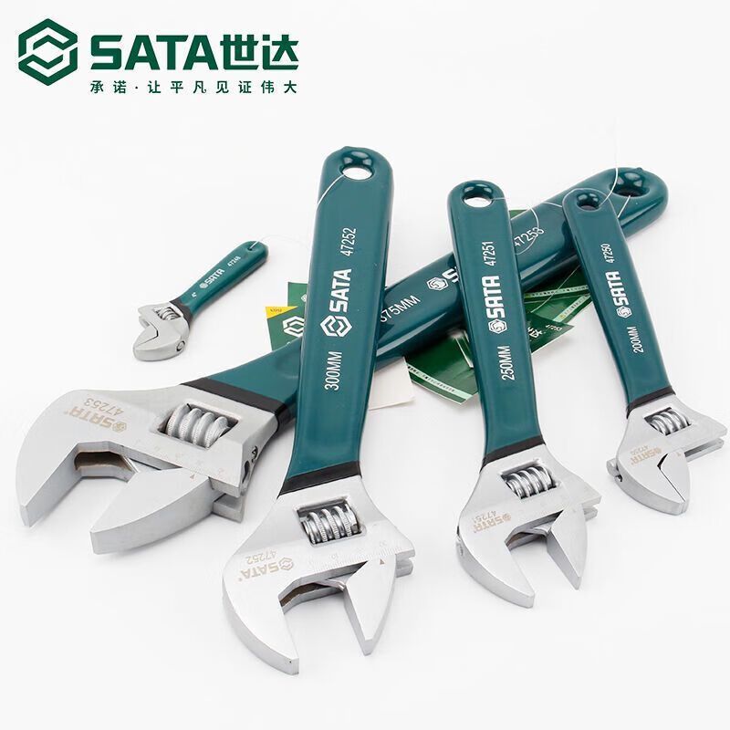世达(SATA)活动扳手多功能沾塑活扳子活络板子6寸47249 6寸 1