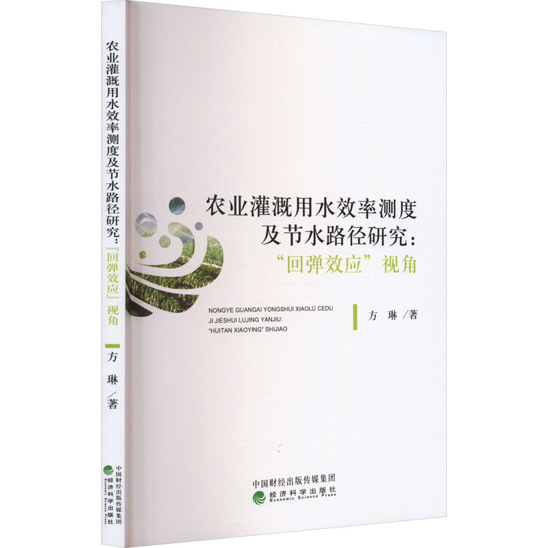 [M]农业灌溉用水效率测度及节水路径研究:“回弹效应”视角-9787521841411高清大图