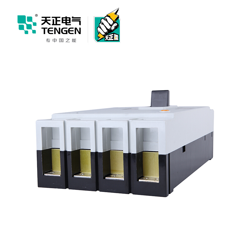 天正电气 DZ20L-600 20KA 热磁式 600A 4P 手动固定式380V 01020020648塑壳漏电断路器