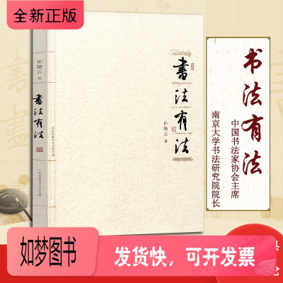 [正版新书]书法有法 孙晓云著 中国书协 孙晓云书法理论作品 中国传世书法技法 书法名家名品经典书法文化大观分析与训练典