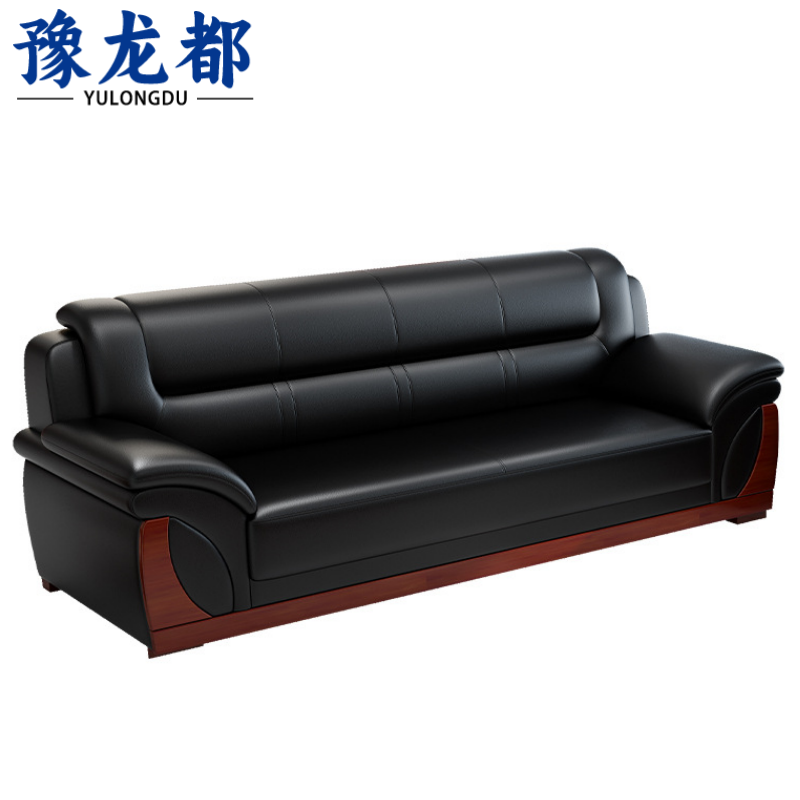 豫龙都会客沙发三人位张