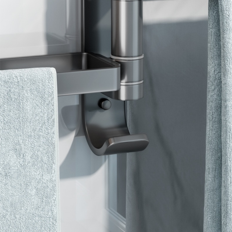 攸形 浴巾杆三杆个高清大图