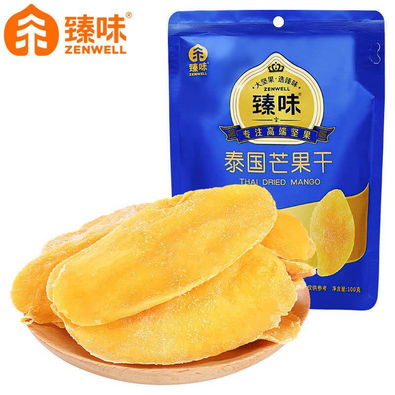 臻味 泰国芒果干 100g 袋图片