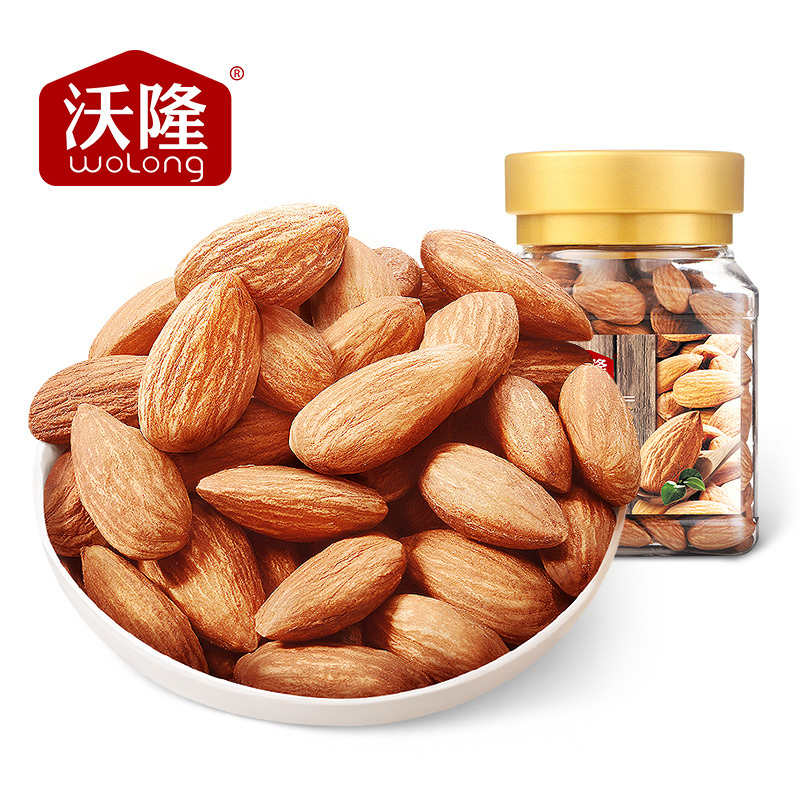 沃隆 扁桃仁180g罐装 坚果炒货 休闲零食 巴旦木 扁桃仁 扁桃仁