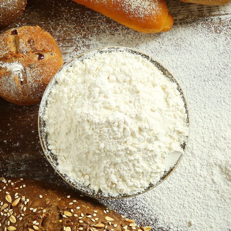 日清面粉散装500g吐丝面包披萨蛋糕小麦粉高筋面粉烘焙原料 日清低筋